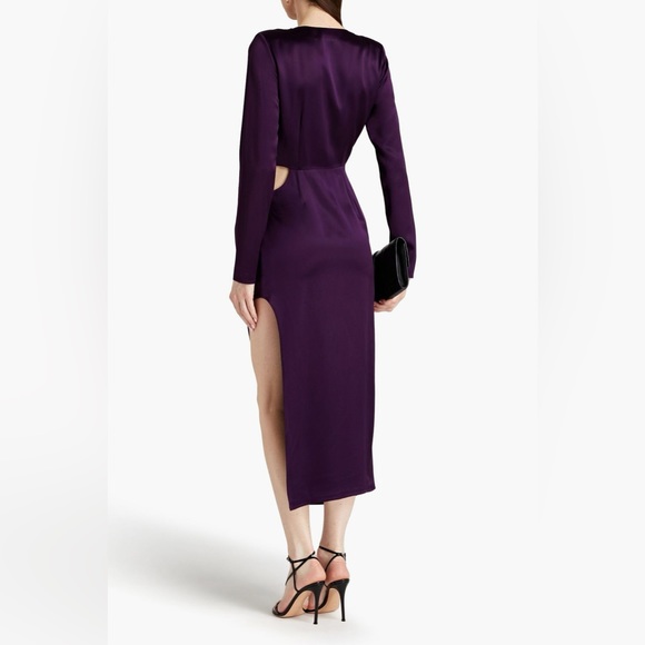 NICHOLAS Alezia twist-front cutout satin dress - Picture 3 of 10
